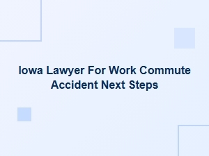 What to Do After a Work Commute Accident in Iowa