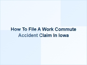 How to File a Work Commute Accident Claim in Iowa